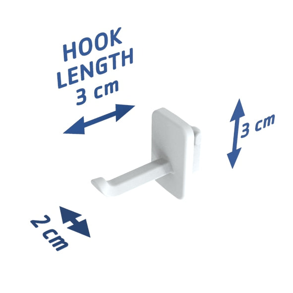 Additional hook and loop pack    (8 hooks & 2 loops)