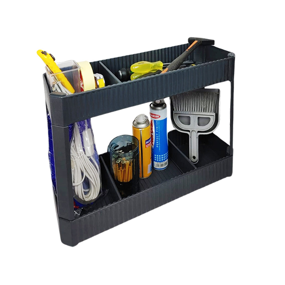 Two Tier Pull-Out Storage Rack