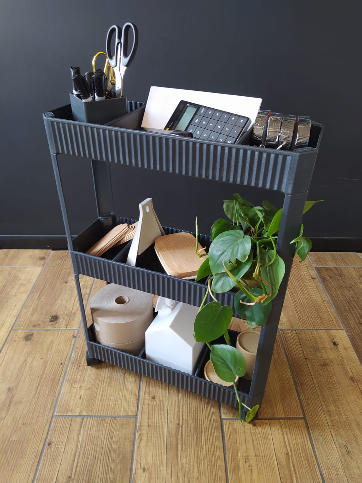 Gap Trolley 3 Tier Anthracite