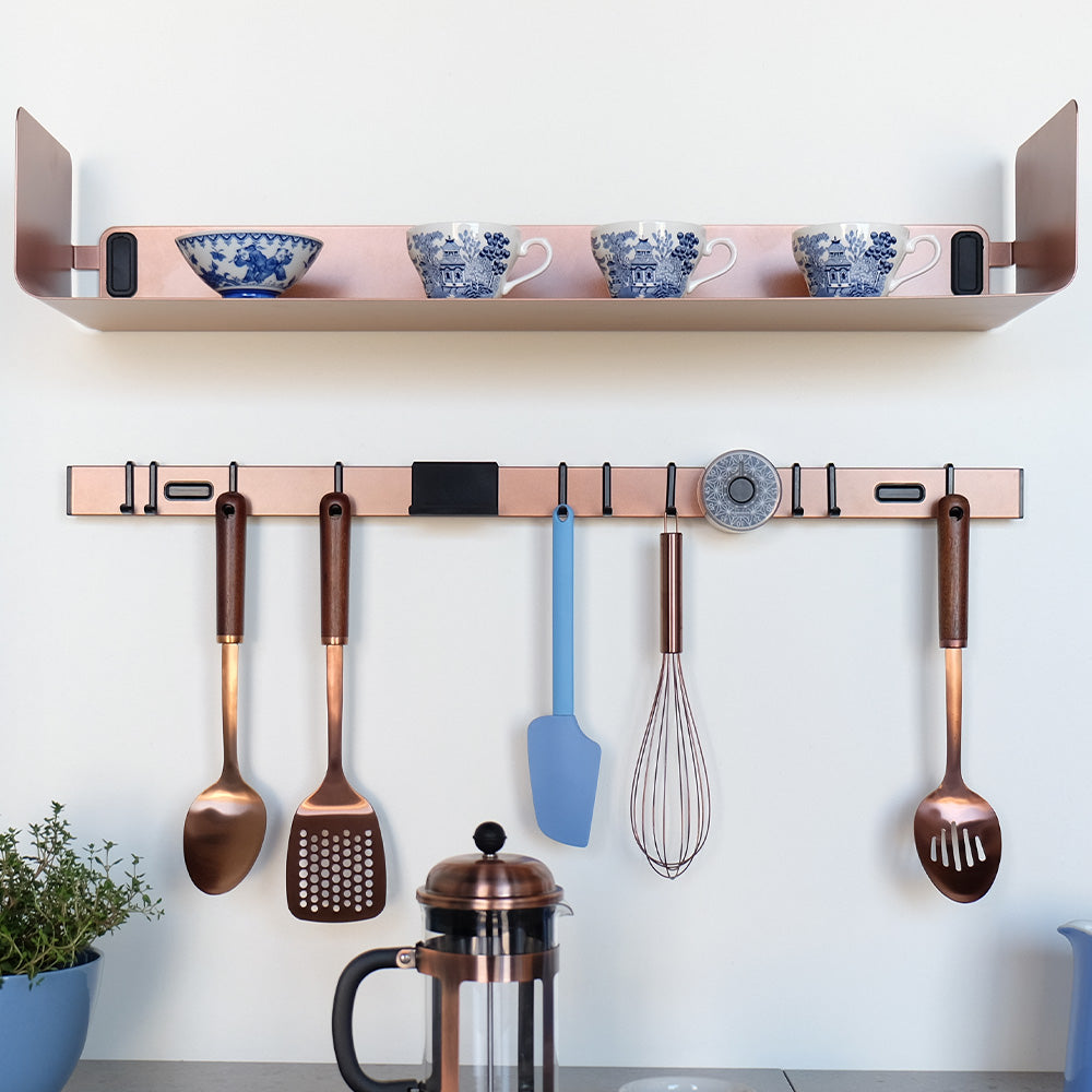 Kitchen Rail 58 cm Copper Coated