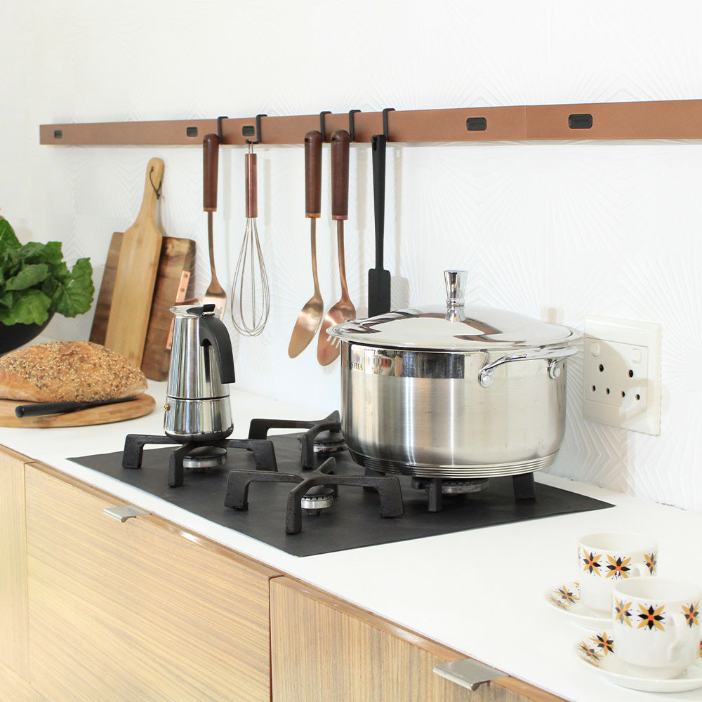 Kitchen Rails 80 cm Copper Coated