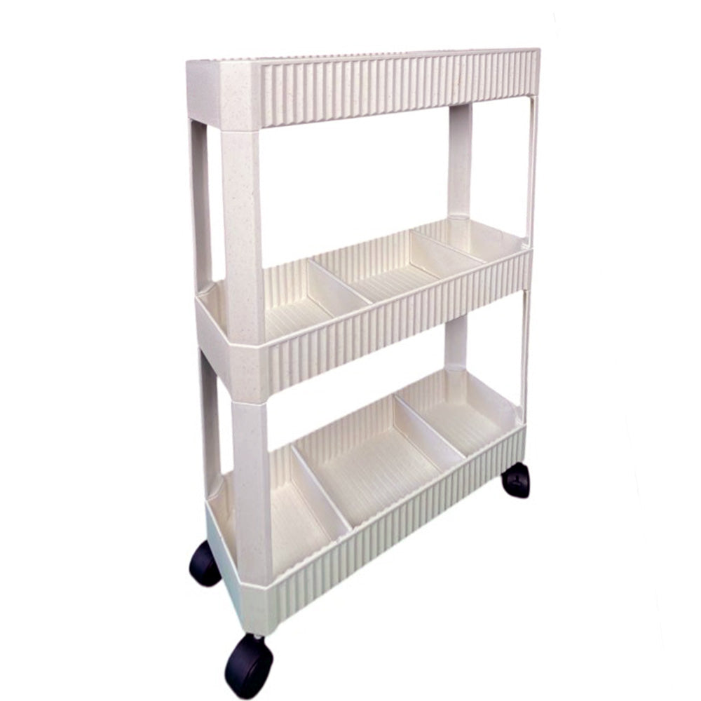Gap Trolley 3 Tier  White Recycled Material