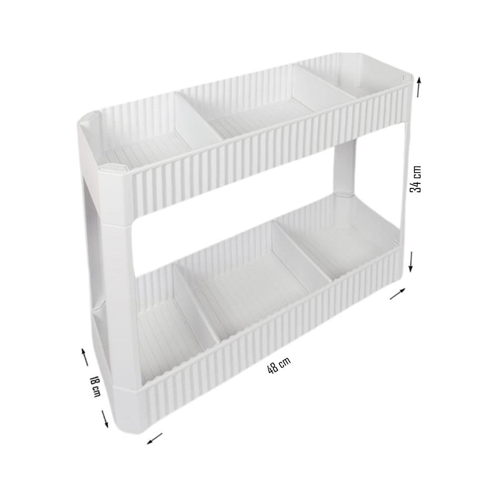 Two Tier Pull-Out Storage Rack