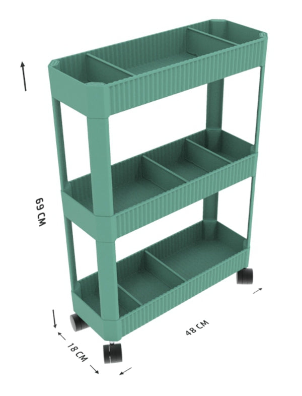Gap Trolley Three Tier Moss Green