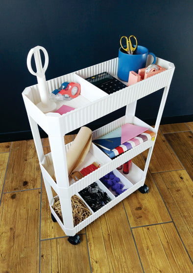 Gap Trolley 3 Tier White