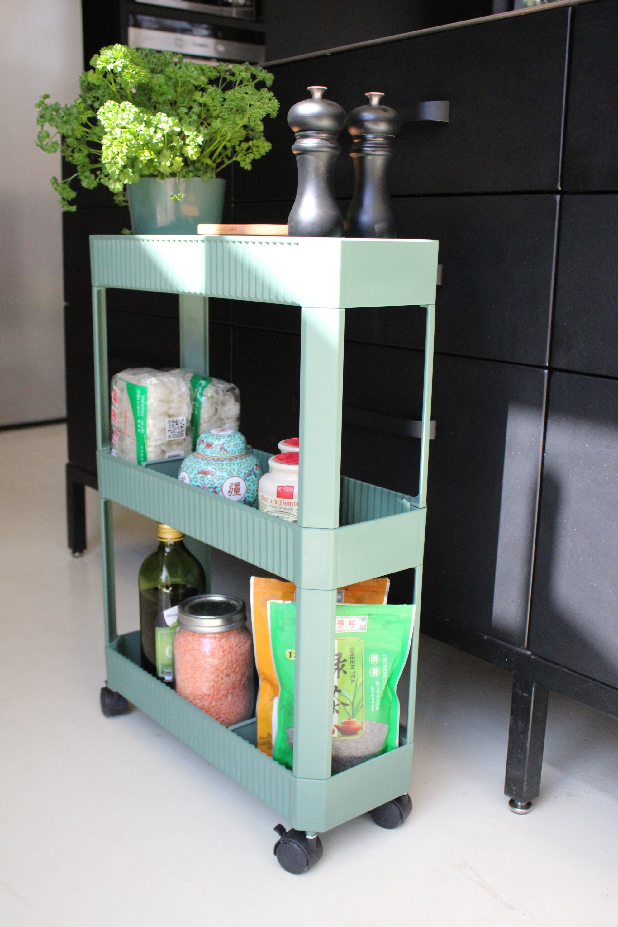 Gap Trolley Three Tier Moss Green