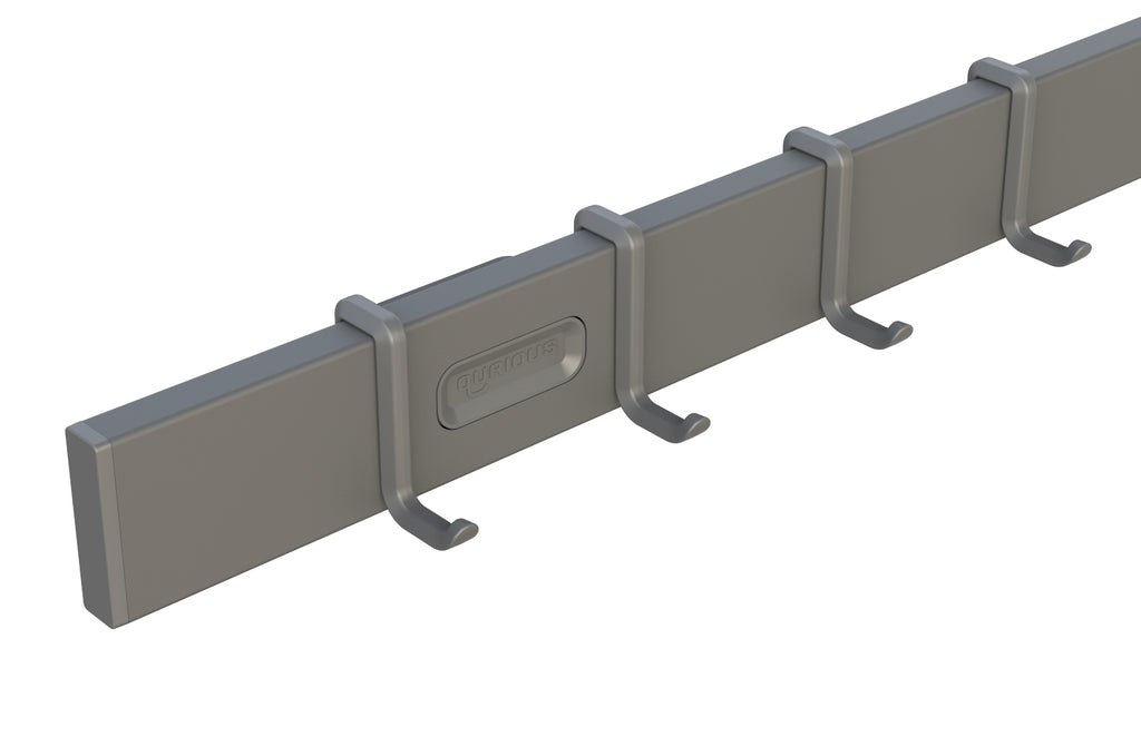 Kitchen Rails 80 cm Satin Black