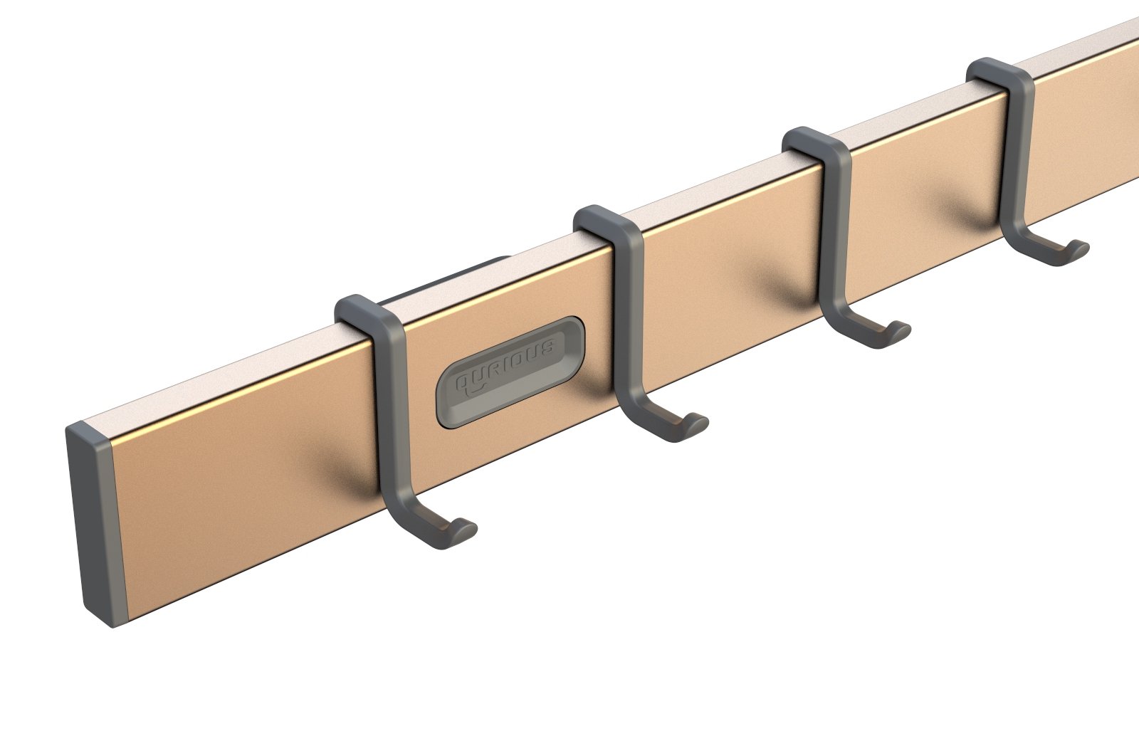 Kitchen Rail 58 cm Copper Coated