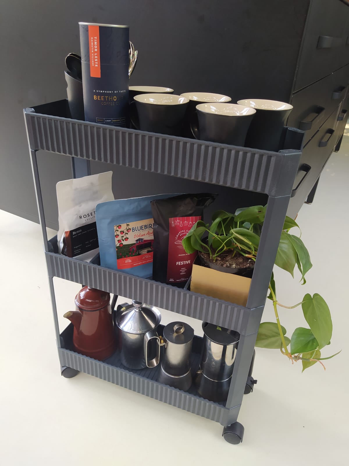 Gap Trolley 3 Tier Anthracite